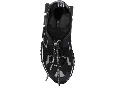 Shop Dolce & Gabbana Sorrento Chunky Trekking Sneakers In Black