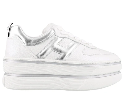 Shop Hogan H449 Sneakers In White