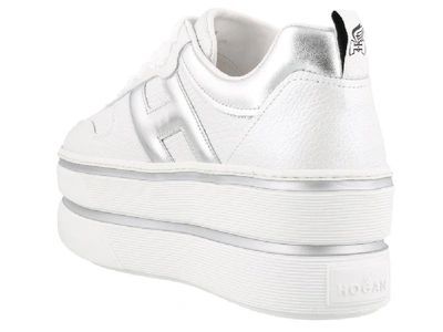 Shop Hogan H449 Sneakers In White