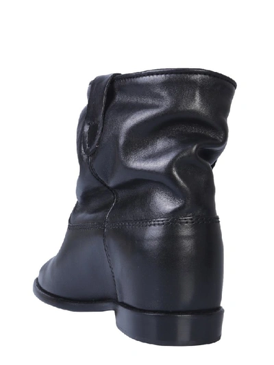 Shop Isabel Marant Crisi Ankle Boots In Black