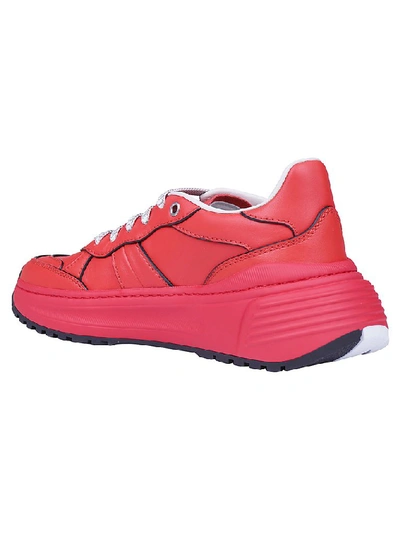 Shop Bottega Veneta Speedster Sneakers In Red