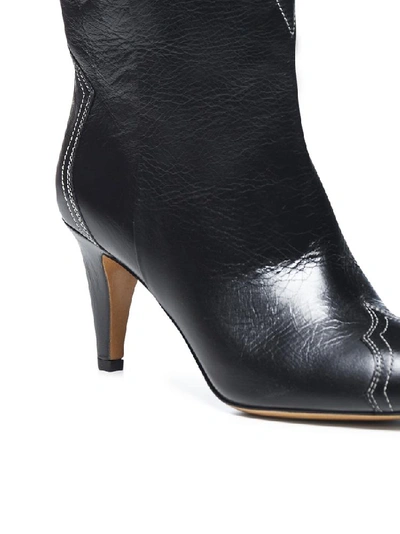 Shop Isabel Marant Dythey Boots In Black