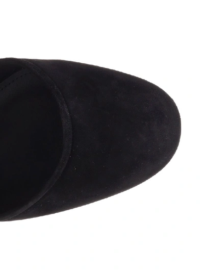 Shop Ferragamo Salvatore  Scuptural Heel Sandals In Black
