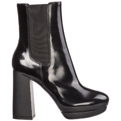 Shop Hogan H391 Chelsea Boots In Black