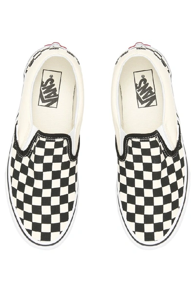 Shop Vans Classic Checkerboard Slip On Sneakers In Multi