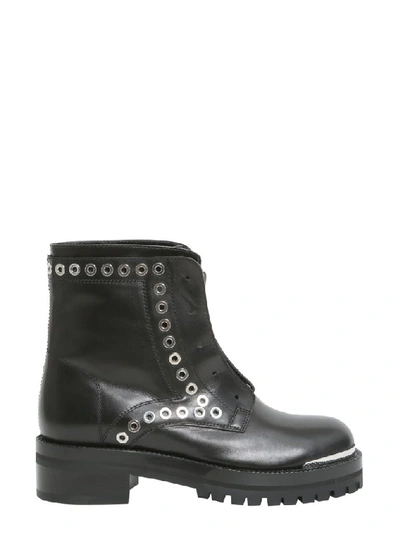 Shop Alexander Mcqueen Biker Boots In Black