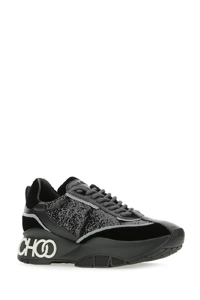 Shop Jimmy Choo Raine Sneakers In Black