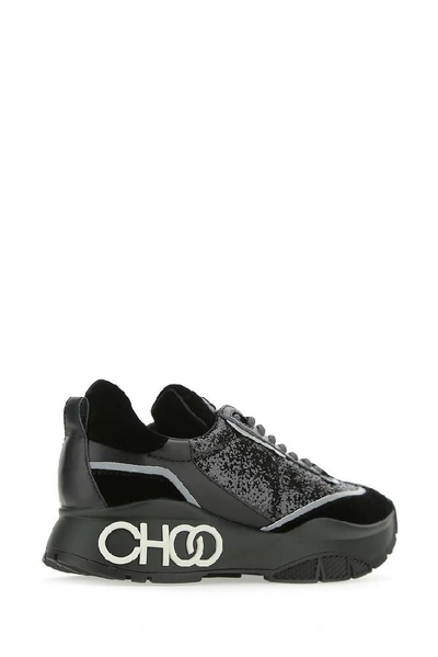 Shop Jimmy Choo Raine Sneakers In Black