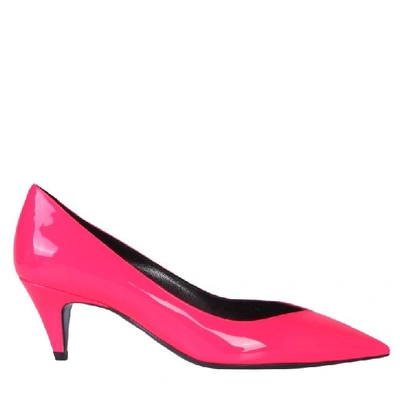 Shop Saint Laurent Kiki Pumps In Pink