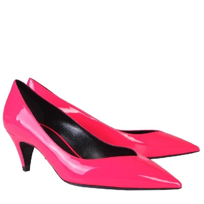 Shop Saint Laurent Kiki Pumps In Pink