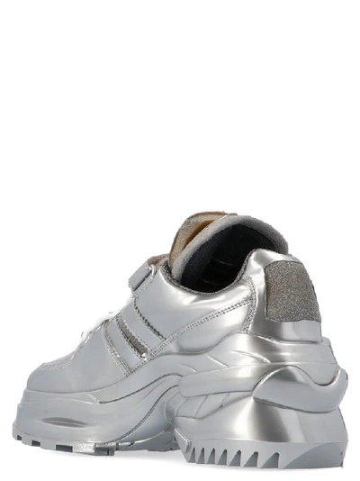 Shop Maison Margiela Retro Sneakers In Silver