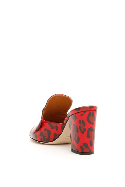 Shop Paris Texas Animal Print Mules In Multi