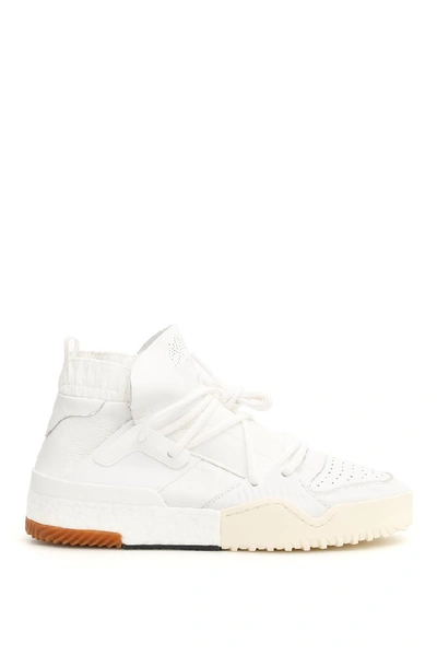 Shop Adidas Originals By Alexander Wang Aw Bball Sneakers In White