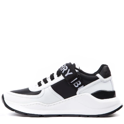 Shop Burberry Logo Detail Sneakers In Multi