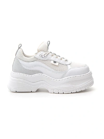 Shop Chiara Ferragni Chunky Platform Sneakers In White
