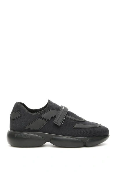 Shop Prada Cloudbust Sneakers In Black