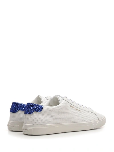 Shop Saint Laurent Andy Low Top Sneakers In White