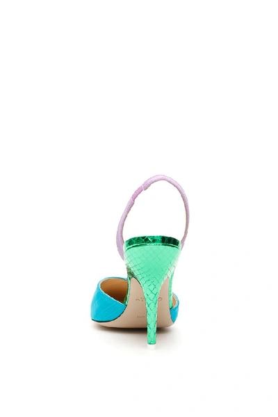 Shop Attico Slingback Colour In Multi