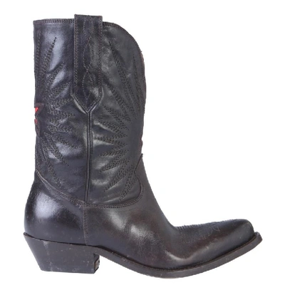 Shop Golden Goose Deluxe Brand Western Boots In Multi