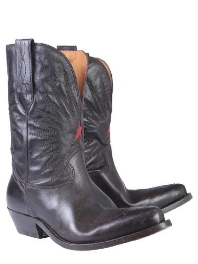 Shop Golden Goose Deluxe Brand Western Boots In Multi