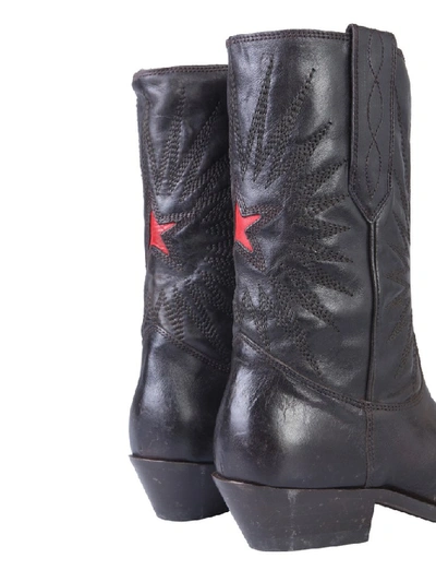 Shop Golden Goose Deluxe Brand Western Boots In Multi