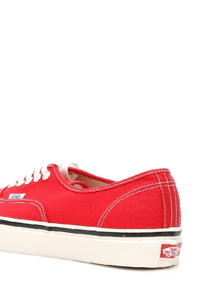 Shop Vans Authentic 44 Dx Lace Up Sneakers In Red