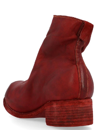 Shop Guidi Pl1 Ankle Boots In Red