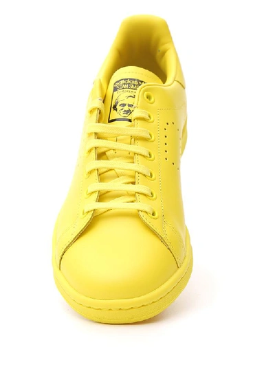 Shop Adidas Originals Adidas By Raf Simons R Logo Stan Smith Low Top Sneakers In Yellow