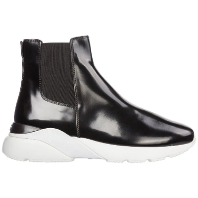 Shop Hogan Contrasting Panelled Chelsea Boots In Multi