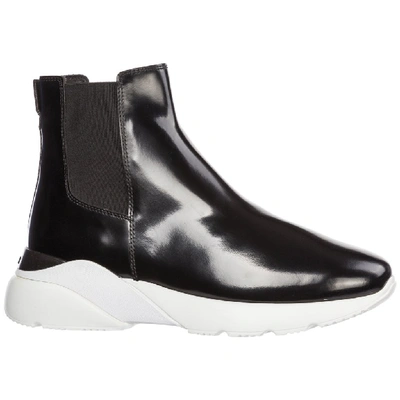 Shop Hogan Contrasting Panelled Chelsea Boots In Multi