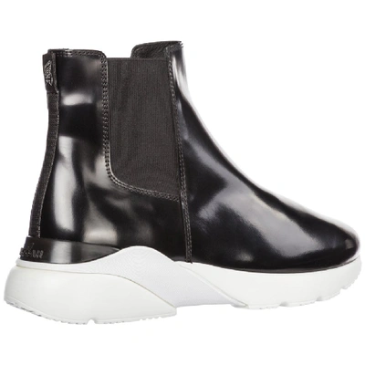 Shop Hogan Contrasting Panelled Chelsea Boots In Multi