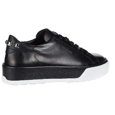 Shop Hogan Low Top Sneakers In Black