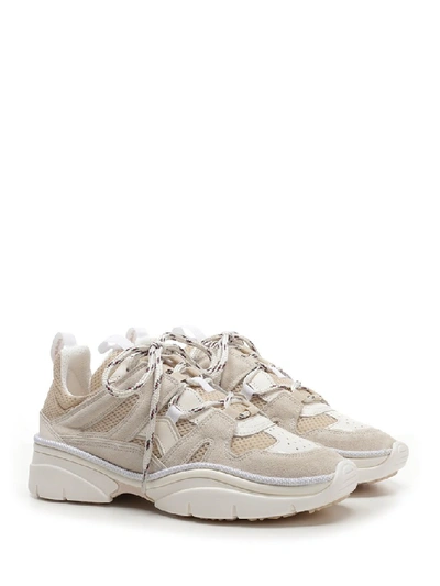 Shop Isabel Marant Kindsay Sneakers In Beige