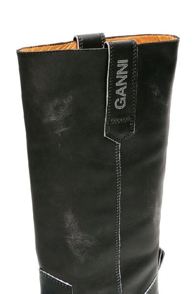 Shop Ganni Mc Boots In Black