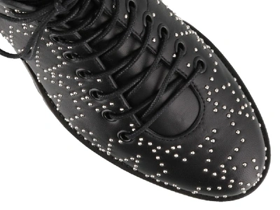 Shop Jimmy Choo Cruz Star Studded Boots In Black