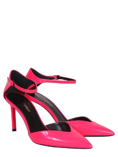 Shop Saint Laurent Anja D'orsay Pumps In Pink