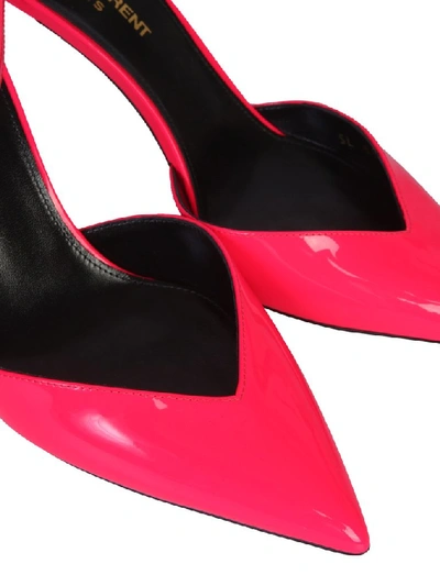 Shop Saint Laurent Anja D'orsay Pumps In Pink