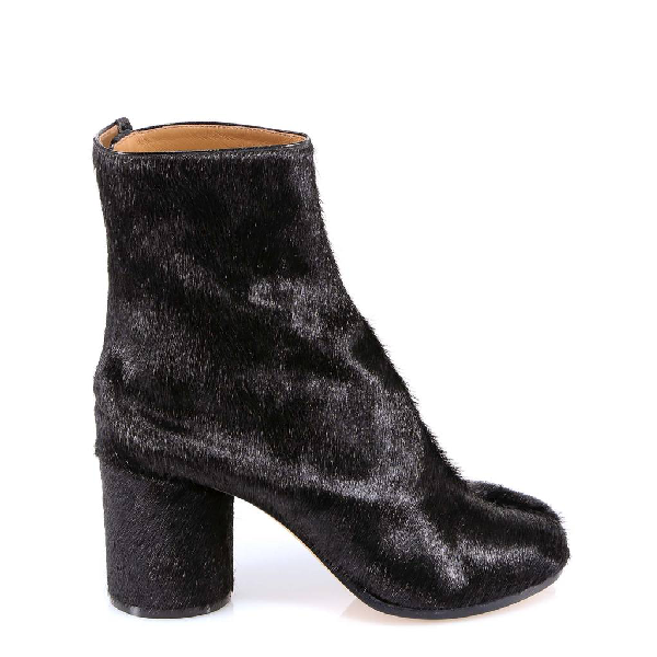 maison margiela fur boots