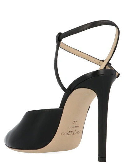 Shop Jimmy Choo Sakeya 100 Slingback Pumps In Black