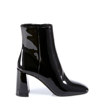 Shop Prada Reflective Boots In Black