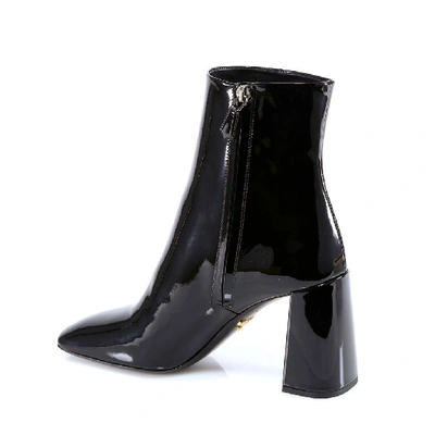 Shop Prada Reflective Boots In Black