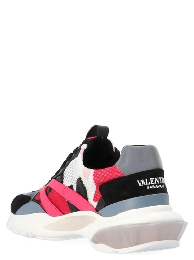 Shop Valentino Bounce Low Top Sneakers In Multi