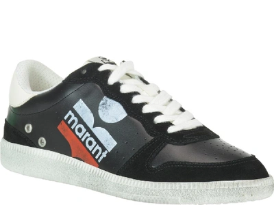 Isabel Marant Bulian Leather And Suede Sneakers In White | ModeSens