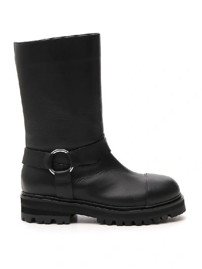 Shop Marni Harness Boots In Black