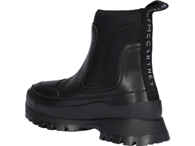 Shop Stella Mccartney Utility Elastic Ankle Boots In Black