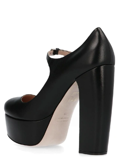 Shop Miu Miu Mary Jane Platform Pumps In Black