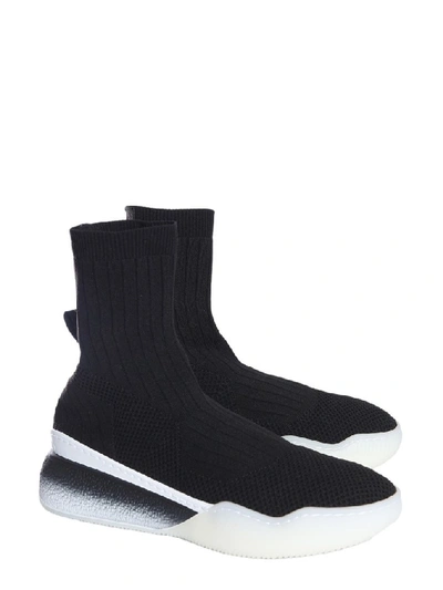 Shop Stella Mccartney Alta Sock Sneakers In Black