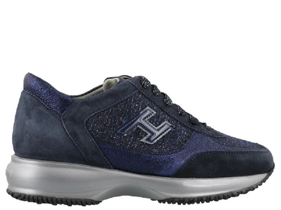 Shop Hogan H 3d Sneakers In Blue