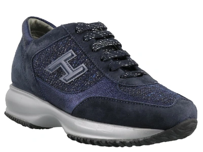 Shop Hogan H 3d Sneakers In Blue
