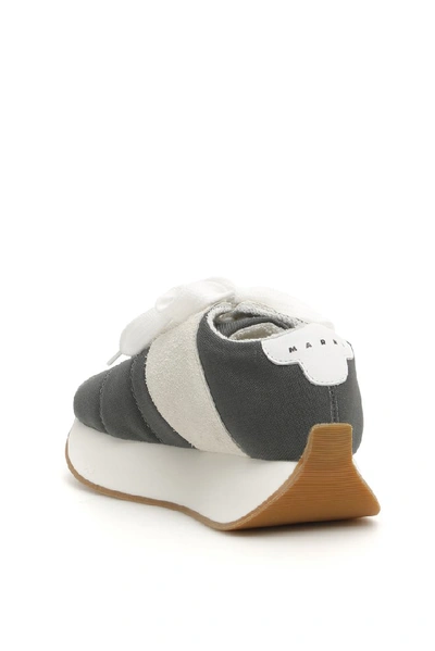 Shop Marni Big Foot Sneakers In Multi